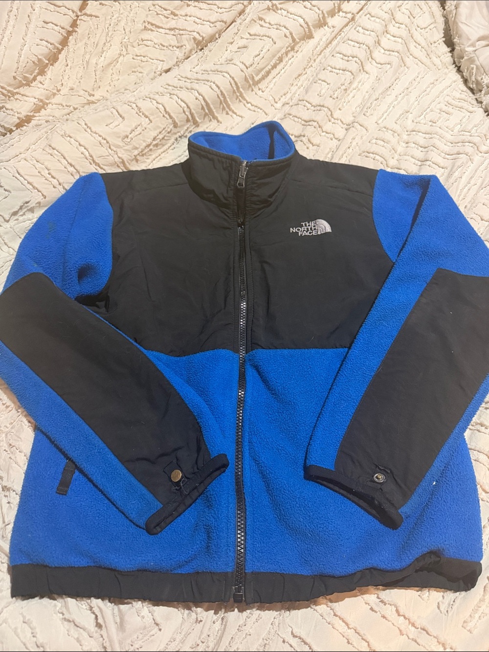 The North Face Blue and Black Lightweight Fleece Jacket
